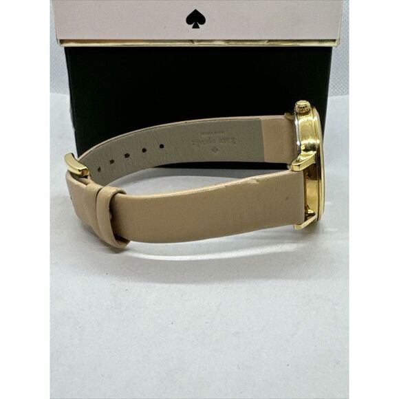 Kate Spade 0484 Women Beige Leather Strap Analog Dial Quartz Wrist Watch JNA137 main image 6